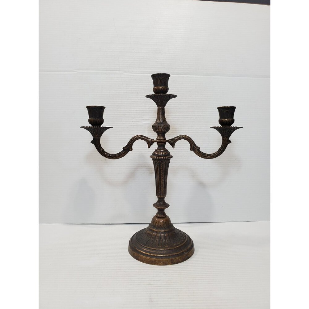 Vintage candelabra candle holders/ 3 arm candelabras/ candelabra perfect for - Picture 2 of 10